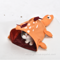 Túnel de juguete de gato de dinosaurio plegable lindo gatito
